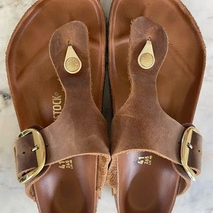 Gizeh Big Buckle in the color Cognac